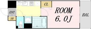 北浜駅 徒歩9分 13階の物件間取画像